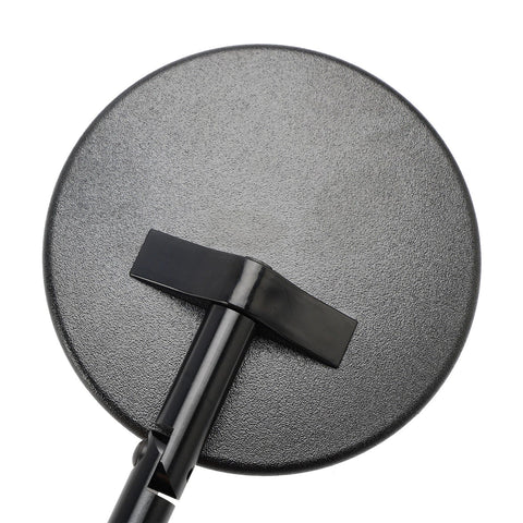 Superbike Handlebar End Mirrors 2 x Black Round Plastic M8 M10