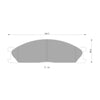 Nissan Navara D21 D22 Front Disc Brake Pads Set (1992-2016)