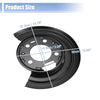 Ford F250 Super Duty Rear Brake Dust Shield Backing Plates (1999-2010)