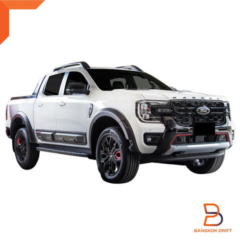 Ford Ranger Front Sensor Raptor Style Matte Black Fender Flares (22-24)