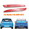 Mazda 3 Pair Rear Bumper Reflector Fog Lamp Warning Light (2009–2013)