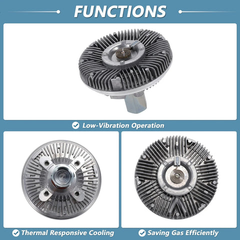Chevrolet Silverado 1500 Engine Cooling Fan Clutch V8 6.0L (2011 - 2013)