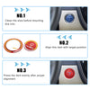 Toyota Prius 5th Gen Start Stop Button Cover (2010-2015)