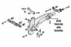 Honda Civic EK EG EF 2 x Lower Rear Pillow Trailing Arm Bushings