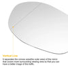 Honda Odyssey Left Side Heated White Mirror Glass (2014-2017)