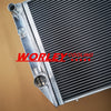 Jaguar XJS V12, XJ12 HE 5.3L, 6.0L 62MM Aluminum Radiator (1976-1996)