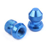 Car Auto Wheel Accessories Blue Tire Valve Stems Dust Covers