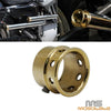 Harley Bobber Chopper 2.25" Pipes Brass Drilled Exhaust Tip