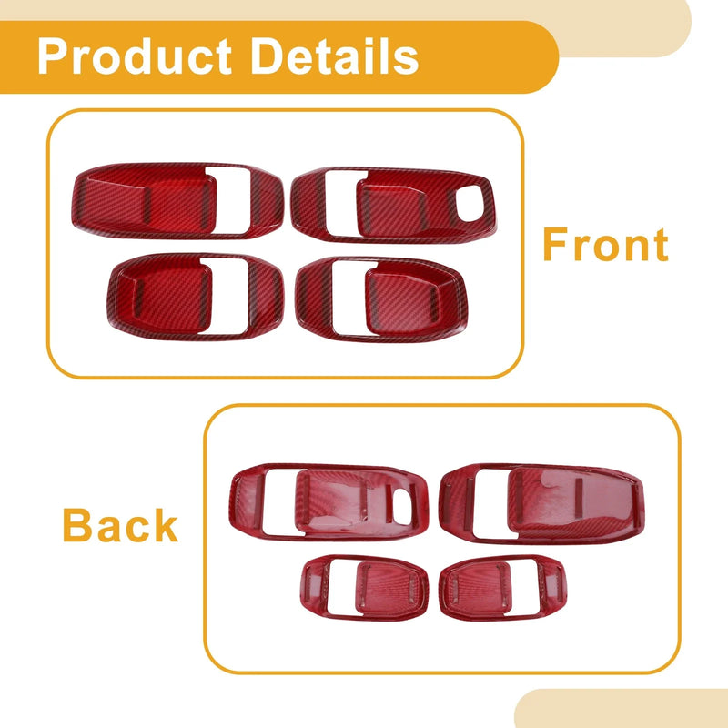 Jeep Wrangler Gladiator Interior Door Handle Bowl Cover (2018-2024)
