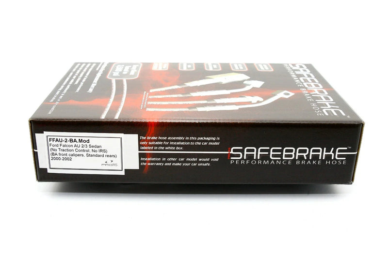 Falcon AU 2 / 3 (No IRS, No Traction, BA / BF Front Calipers) Brake Line Kit (2002-2005)
