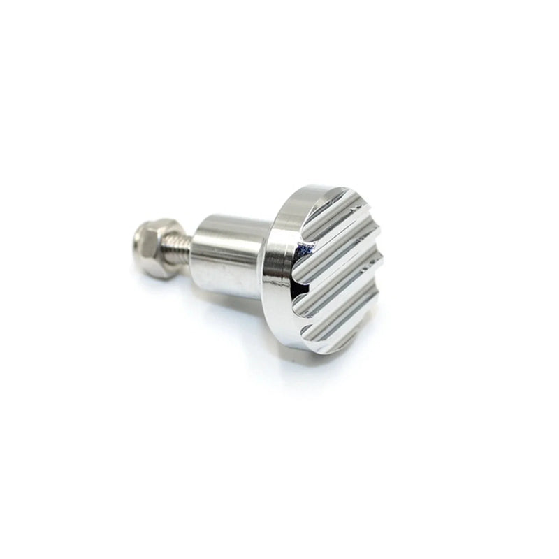 Scrambler Thruxton Bonneville Chrome Fluted Carburetor Choke Knob (08-15)