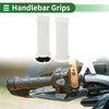 Motorcycle 7/8" 22mm 2 x Hand Grips White Thread Pattern