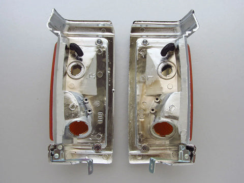 Nissan Navara D21 Chrome Corner Light Signal Indicators (1990-1992)