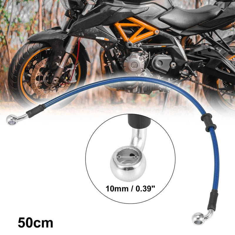Universal Motorcycle Brake Clutch Oil Hose Line 50cm