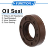 MakeModel Oil seal rotary shaft seal FKM 15x28x7mm Brown 2 x