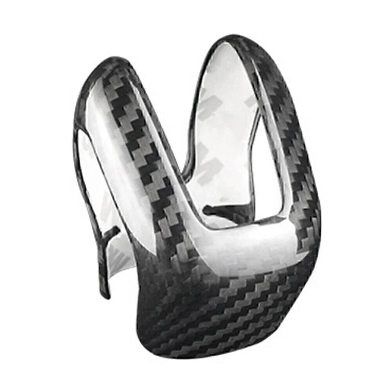 Volvo XC60 XC90 S60 S90 Black Carbon Fiber Gear Shift Knob Cover (2010-2023)
