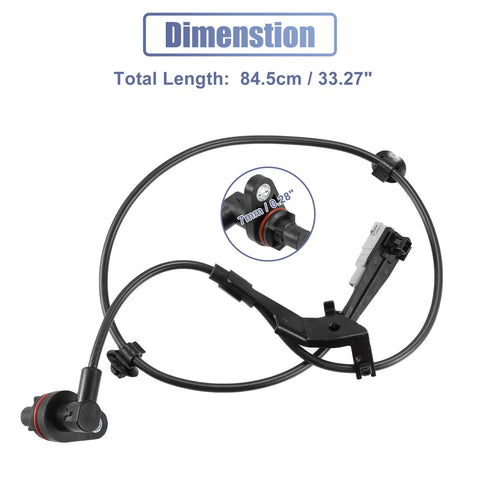 Toyota Hilux Rear Right ABS Wheel Speed Sensor (2004-2014)