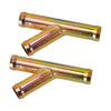 Y Wye Coolant Pipe Connector Adapter 5 x 3/4" Heater Hose Fitting