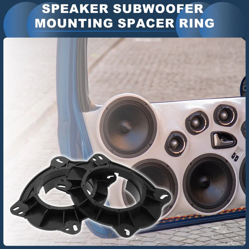 Toyota 6x9 to 6.5 in 2 x Speaker Spacer Ring Tweeter Adaptor
