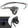 Motorcycle LED Motor Switch ON/OFF Headlight Fog Light Handlebar 22mm 7/8"