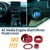 Honda CRV (2023) 5 x Pcs AC Media Engine Start Rear View Mirror Knob Covers