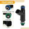 GMC Sierra 1500 (2002-2005) Black 1 Pc Fuel Injector