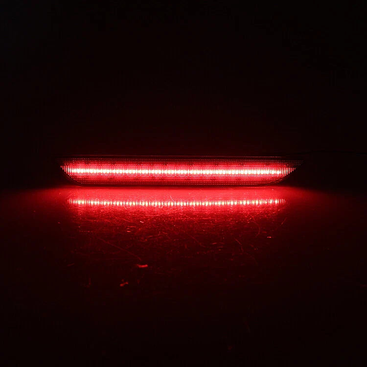 Ford Mustang Rear Smoked & Red LED Bumper Side Marker Lights (2015-2023)