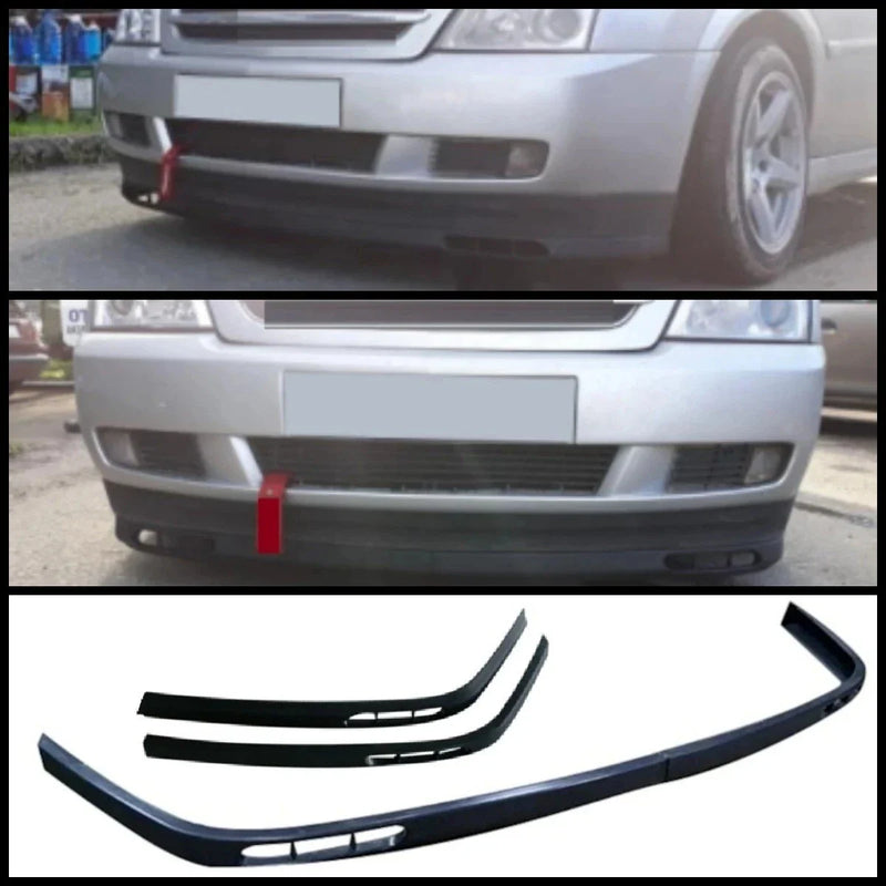 Opel Vectra C (2002-2008) 2 Piece Euro Bumper Spoiler Lip Splitter