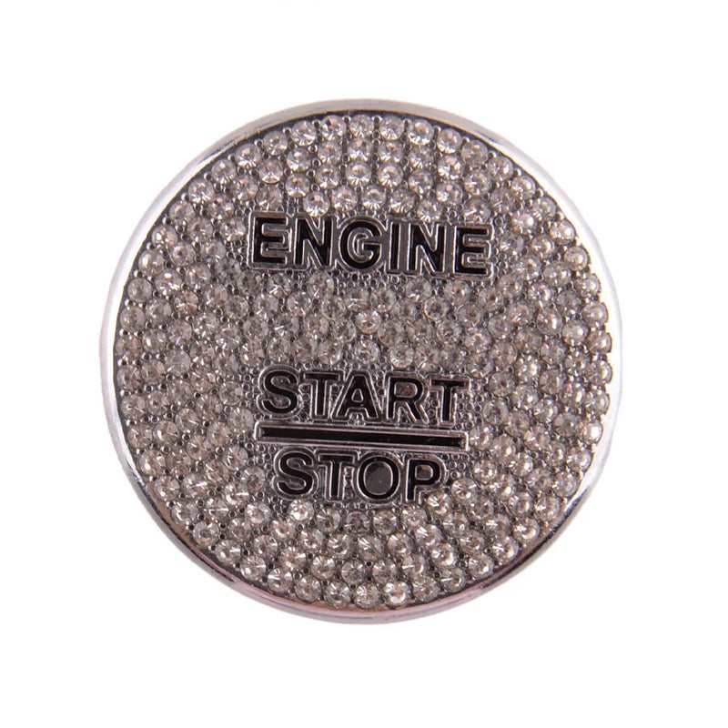 Mercedes Benz B C CLA Bling Engine Start Stop Button Trim Cover (2012-2023)
