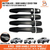 Mitsubishi Triton L200 Matte Black Keyless Door Handle Cover Trim (2015-2023)