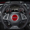 Chevy Camaro (2017-2024) 1 x Red Carbon Fiber Steering Wheel Cover Trim