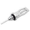 CNC Motorcycle Engine Oil Dipstick Cap Plug Level Gauge - Silver
