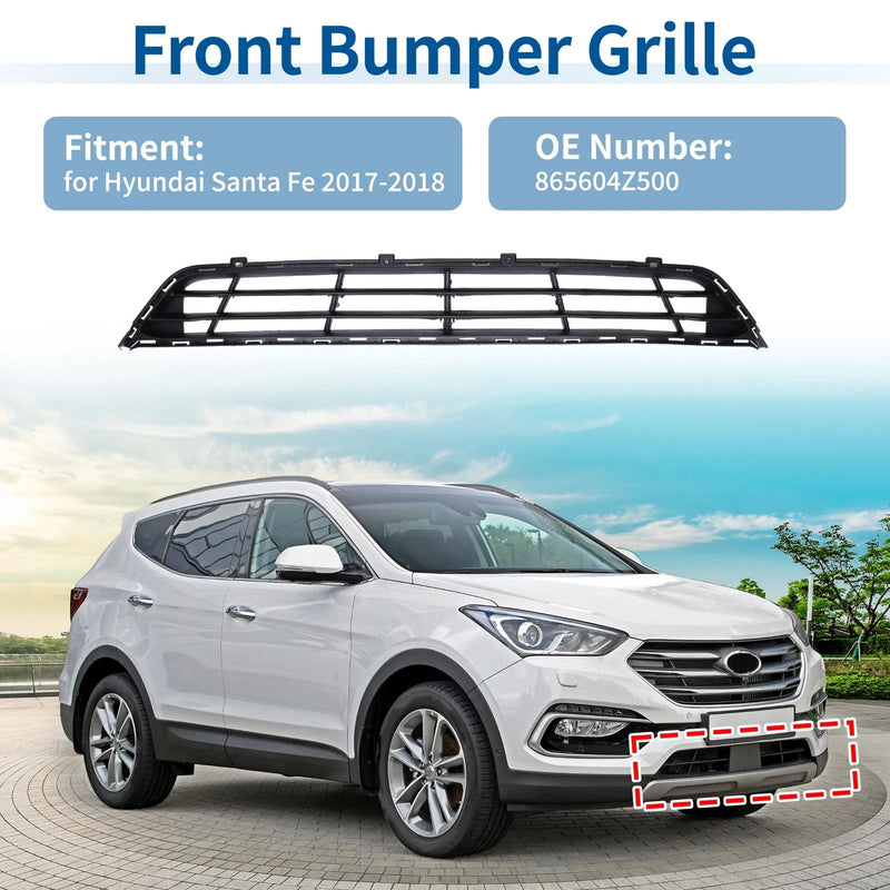 Hyundai Santa Fe Lower Front Bumper Grille (2017-2018)