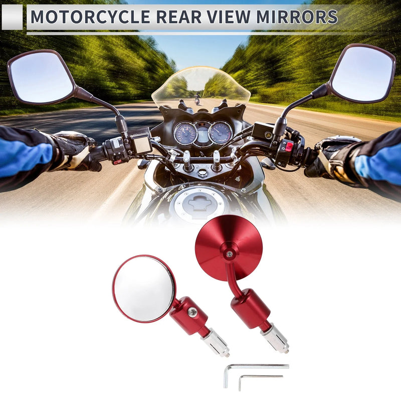 M6 Motorcycle Rear View Mirrors 1 Set