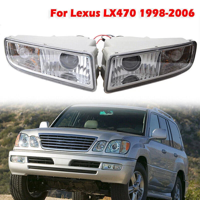 Lexus LX470 1998-2007 2 x Bulbs Driving Lamps Front Bumper Fog Lights
