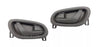 Nissan Navara NP300 D23 Inner Door Handle 2 x Gray (2015-2023)