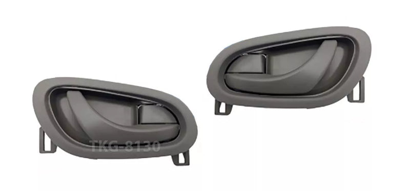 Nissan Navara NP300 D23 Inner Door Handle 2 x Gray (2015-2023)