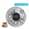 Ride-On Mowers 7 Point Star Blade John Deere Spindle Assembly