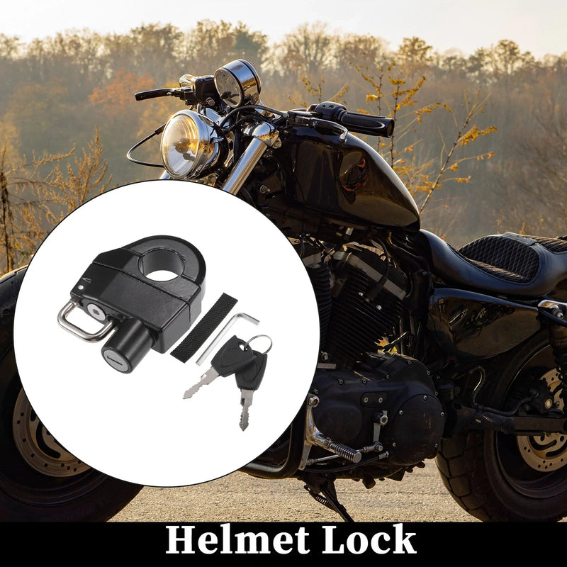 Universal Mini Motorcycle Anti-Theft Locks Set 1 x Helmet Lock Cable
