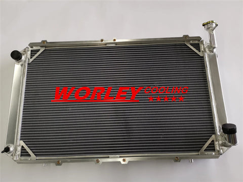 Nissan Patrol Y60 4.2L (1997-1999) + RED Hoses 3ROW Aluminum Radiator