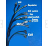 Honda TRX250R Wiring harness race cut drag harness (1986–1989)