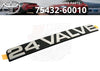 Toyota Land Cruiser FJ80 Emblem Badge Rear 24 VALVE (1990–1997)