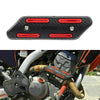 Motor - Red Anti-Scalding Exhaust Muffler Pipe Heat Shield Cover