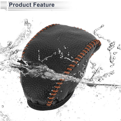 Car Gear Shift Knob Cover for Toyota RAV4 2019-2024 - 1 x Pebbled Black Brown