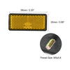 Motorbike 4 x Orange Universal Screw Mount Warning Reflector
