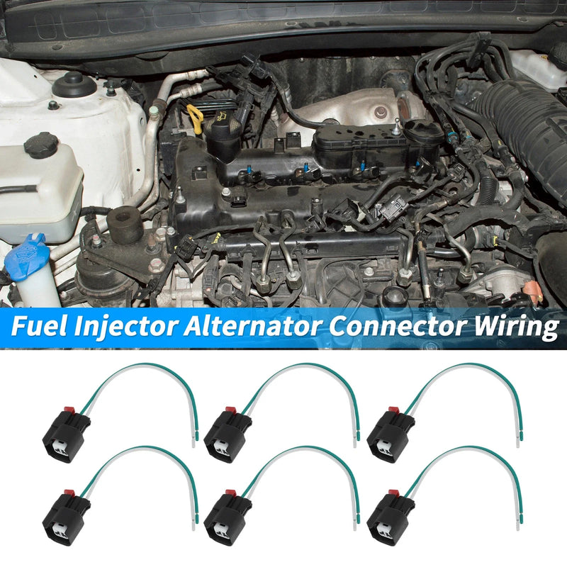 Jeep, Dodge, Chrysler 6x Fuel Injector/Alternator Connector Wiring