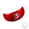 Nissan 370Z Carbon Fiber Red Gear Shift Knob Cover (2009-2018)