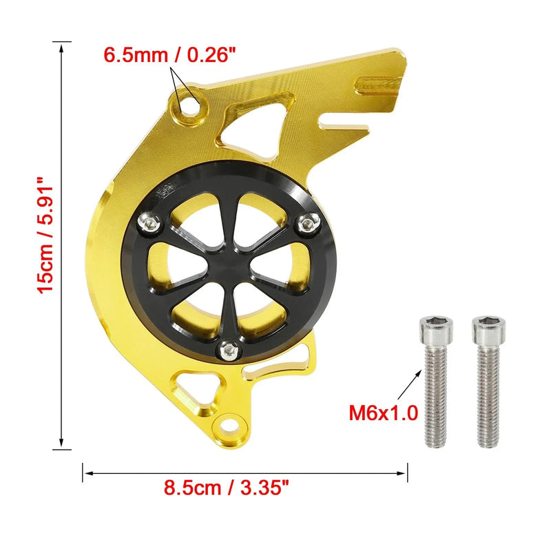 Honda MSX125 Gold Tone Motorbike Chain Guard Sprocket Engine Cover (2013-2023)