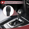 G37 Black Blue Faux Leather 1 Pc Gear Shift Knob Cover (2008-2013)