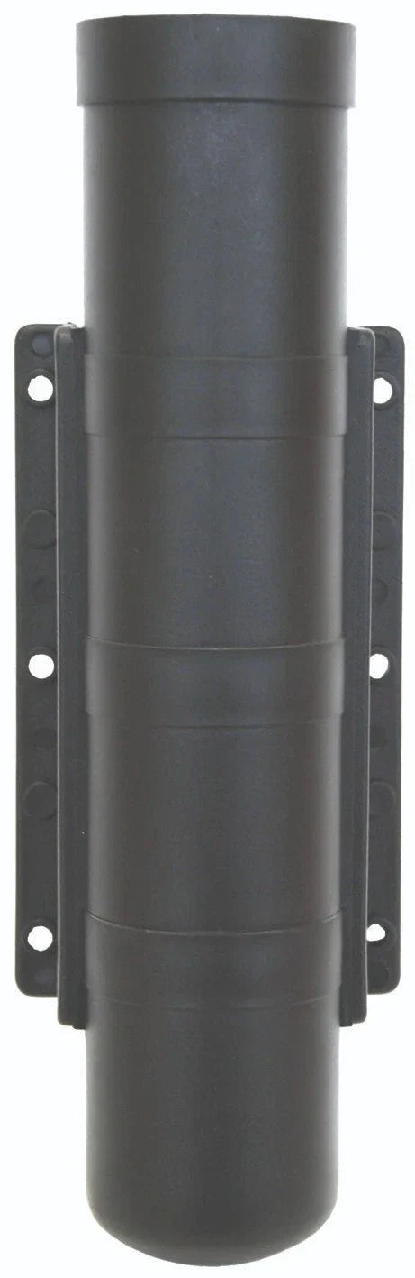 Boat - Black Fishing Rod Holders x 2 Side Mount
